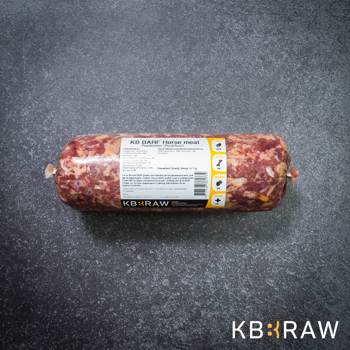 KB BARF - MINCED HORSE MEAT