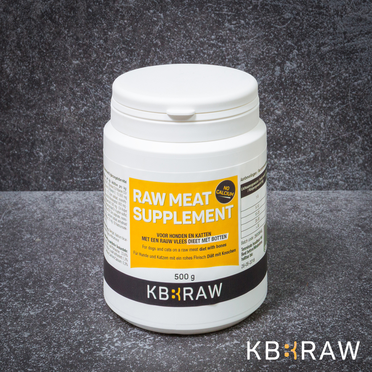 KB EXTRA - RAW MEAT SUPPLEMENT NO CA